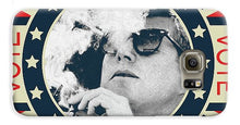 John F Kennedy Cigar And Sunglasses Campaign Poster - Phone Case