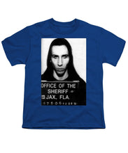 Marilyn Manson Mug Shot Vertical - Youth T-Shirt