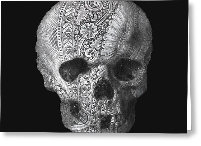 Metal Skull - Greeting Card