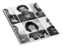 Musical Mug Shots Three Legends Very Large Original Photo 6 - Spiral Notebook