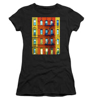 New York City Apartment Building 2 - Women's T-Shirt (Athletic Fit)