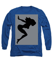 Our Bodies Our Way Future Is Female Feminist Statement Mudflap Girl Diving - Long Sleeve T-Shirt Long Sleeve T-Shirt Pixels Royal Small 