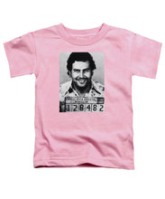 Pablo Escobar Mug Shot 1991 Vertical - Toddler T-Shirt