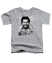 Pablo Escobar Mug Shot 1991 Vertical - Toddler T-Shirt