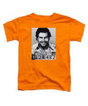 Pablo Escobar Mug Shot 1991 Vertical - Toddler T-Shirt