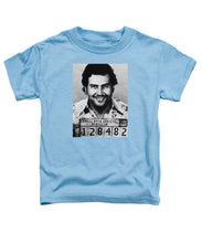 Pablo Escobar Mug Shot 1991 Vertical - Toddler T-Shirt