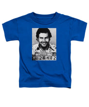 Pablo Escobar Mug Shot 1991 Vertical - Toddler T-Shirt