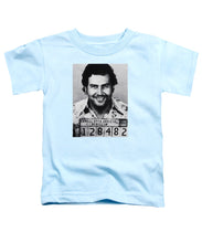 Pablo Escobar Mug Shot 1991 Vertical - Toddler T-Shirt