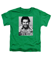 Pablo Escobar Mug Shot 1991 Vertical - Toddler T-Shirt