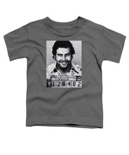 Pablo Escobar Mug Shot 1991 Vertical - Toddler T-Shirt