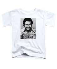 Pablo Escobar Mug Shot 1991 Vertical - Toddler T-Shirt