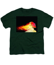 Phoenix - Youth T-Shirt Youth T-Shirt Pixels Hunter Green Small 