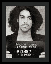 Prince Mug Shot Acrylic - Framed Print