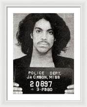 Prince Mug Shot Acrylic - Framed Print