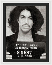 Prince Mug Shot Acrylic - Framed Print