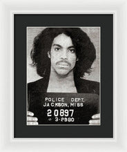 Prince Mug Shot Acrylic - Framed Print