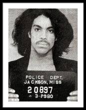 Prince Mug Shot Acrylic - Framed Print