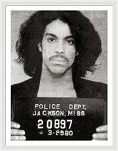 Prince Mug Shot Acrylic - Framed Print