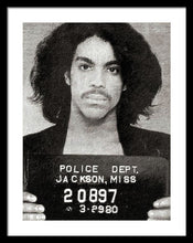 Prince Mug Shot Acrylic - Framed Print