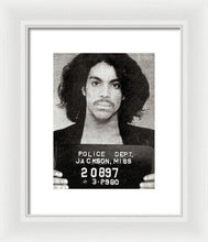 Prince Mug Shot Acrylic - Framed Print