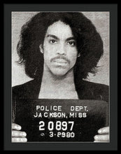 Prince Mug Shot Acrylic - Framed Print