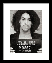 Prince Mug Shot Acrylic - Framed Print