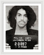 Prince Mug Shot Acrylic - Framed Print