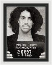 Prince Mug Shot Acrylic - Framed Print