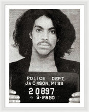 Prince Mug Shot Acrylic - Framed Print