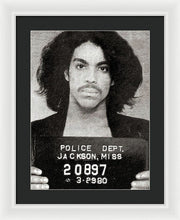 Prince Mug Shot Acrylic - Framed Print