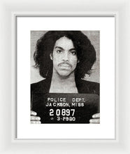 Prince Mug Shot Acrylic - Framed Print