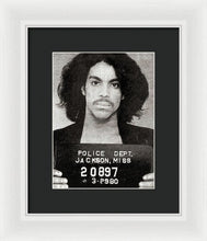 Prince Mug Shot Acrylic - Framed Print