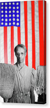 Red White Black And Blue Super Tall - Canvas Print