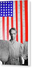 Red White Black And Blue Super Tall - Canvas Print