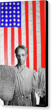 Red White Black And Blue Super Tall - Canvas Print