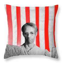 Red White Black And Blue Super Tall - Throw Pillow