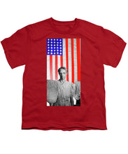 Red White Black And Blue Super Tall - Youth T-Shirt