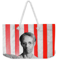 Red White Black And Blue Super Tall - Weekender Tote Bag