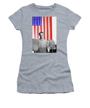 Red White Black And Blue - Women's T-Shirt (Athletic Fit)