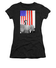 Red White Black And Blue - Women's T-Shirt (Athletic Fit)