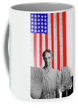 Red White Black And Blue - Mug