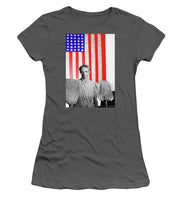 Red White Black And Blue - Women's T-Shirt (Athletic Fit)