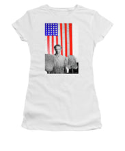 Red White Black And Blue - Women's T-Shirt (Athletic Fit)