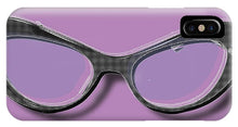 Retro Glasses Funky Pop Purple - Phone Case