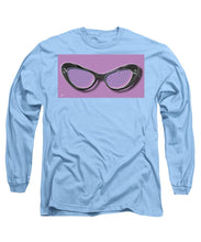 Retro Glasses Funky Pop Purple - Long Sleeve T-Shirt