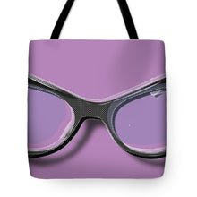 Retro Glasses Funky Pop Purple - Tote Bag