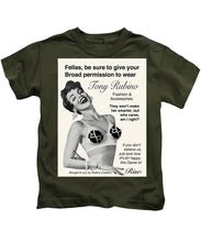 Rise 1950s Ad Parody - Kids T-Shirt