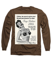 Rise 1950s Ad Parody - Long Sleeve T-Shirt