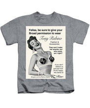 Rise 1950s Ad Parody - Kids T-Shirt