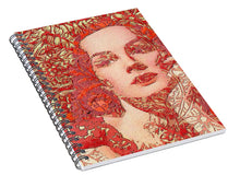 Rise Rubino Red - Spiral Notebook Spiral Notebook Pixels   